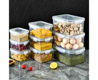 3pcs Drain Storage Basket Box Transparent Leakproof Food Storage Containers with Removable Colander for Fridge