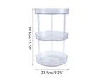 Transparent Kitchen Turntable Spice Organizer Rotatable Pantry Food Storage Container for Kitchen Cabinets