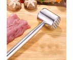 Stainless Steel Household Meat Tenderizer Steak Meat Hammer, Kitchen Tool Cooking Supplies