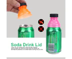 6Pcs Reusable Useful Snap On Pop Can Bottle Caps for Cool Soda Drink Lid(6*5.5*3.5cm)