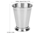 Silvery Mojito Cup Stainless Steel Cocktail Mug Mixed Drinks Glass Bar Party Beer