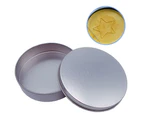 1Pcs Metal Cookie Tins with Lids Round Tinplate Boxes Christmas Cookie Containers Holiday Treat Tins,9*2cm