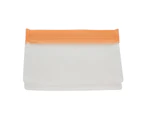 Environmentally Friendly Leakproof Reusable Food Vegetables Storage Bags for Home,Orange Large