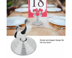 4cm Harp-clip Place Card Holder Stainless Steel Tabletop Menu Holder Number Stand ,Sliver