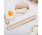 Solid Wood Rolling Pin, Cake Pastry Pizza Rolling Pin Baking Tool Kitchen Utensils,39cm