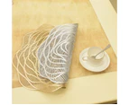 Decorative Placemats PVC Coaster Bowl Mat Heat Insulation Mat Table Mat Western Dinner Mat Tableware Mat Rose Model