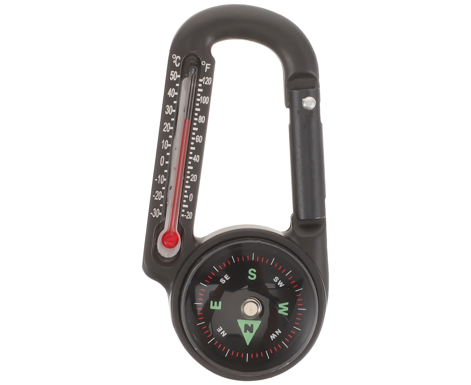 Portable Compass Pocket Compass Carabiner Compass Small Camping Compass Climbing Tool