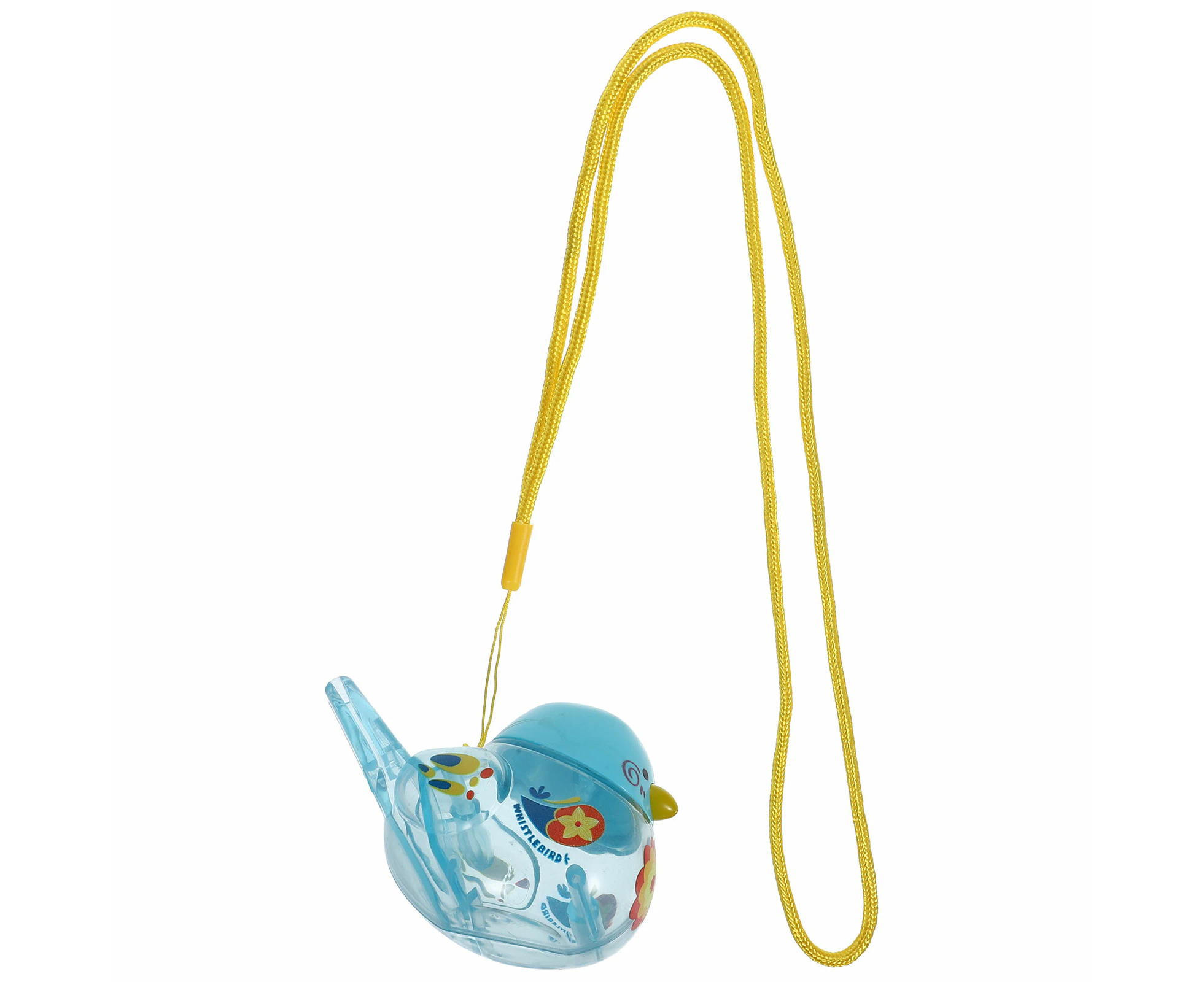 Cartoon Whistle Plastic Bird Shaped Whistle with Lanyard Water Bird Whistle Party Prop