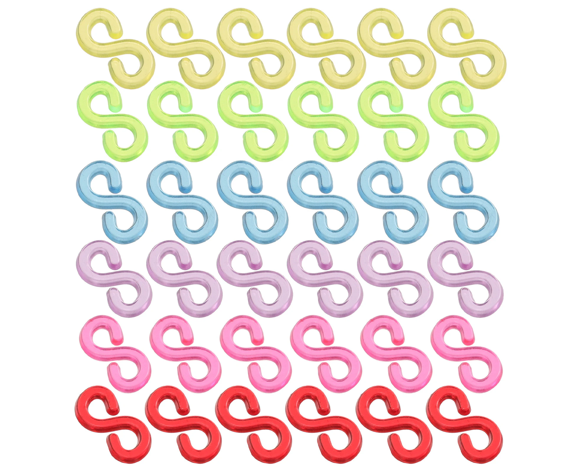 1000pcs  Loom Rubber Band Clips Bracelet Making Clip Rubber Band S Clips Bracelet Hooks Clasps