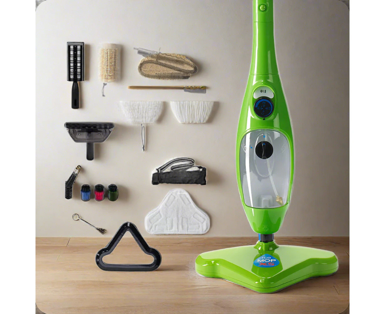 Danoz Direct - As Seen on TV - H2O X5 The Award-Winning 5-in-1 Steam Mop, Full 13Pc Kit