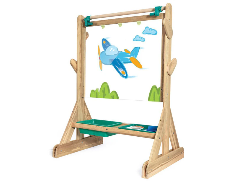 Hape Outdoor Art Easel Creative Play Kids Artistic Fun Developmental Toy 3Y+