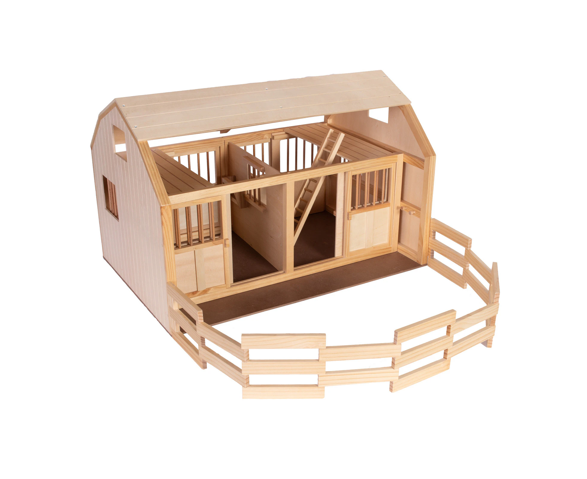 Countryside Wooden Stable & Barn Kids/Children Farm Creative Play Toy Set 3+