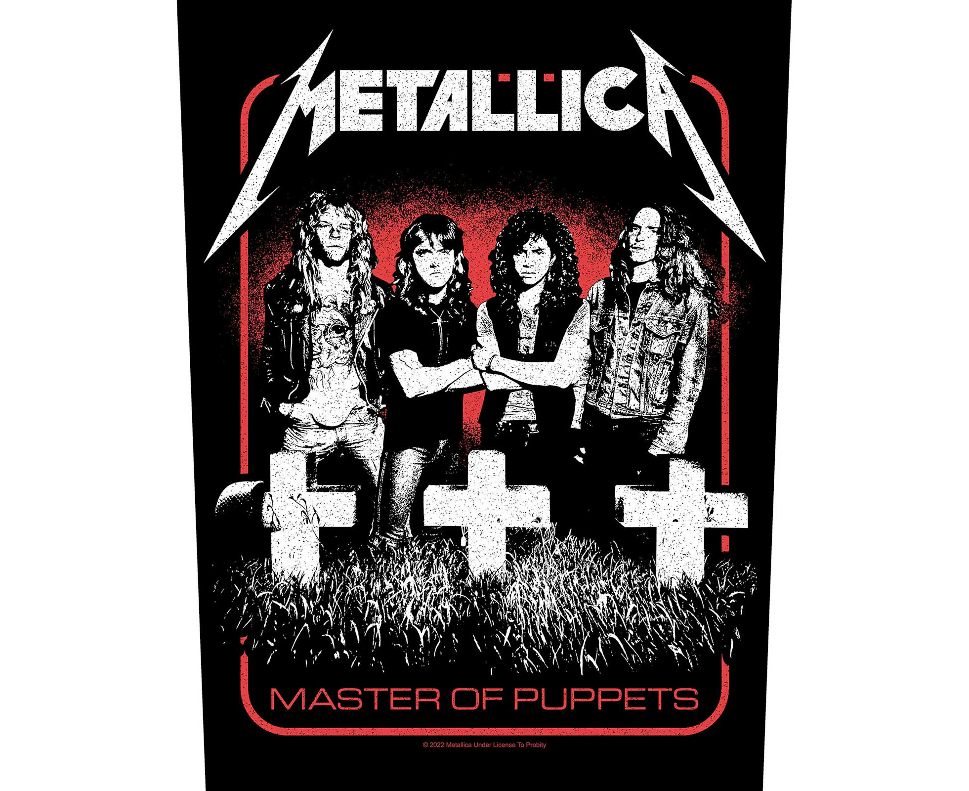 Metallica Back Patch: Master Of Puppets Band