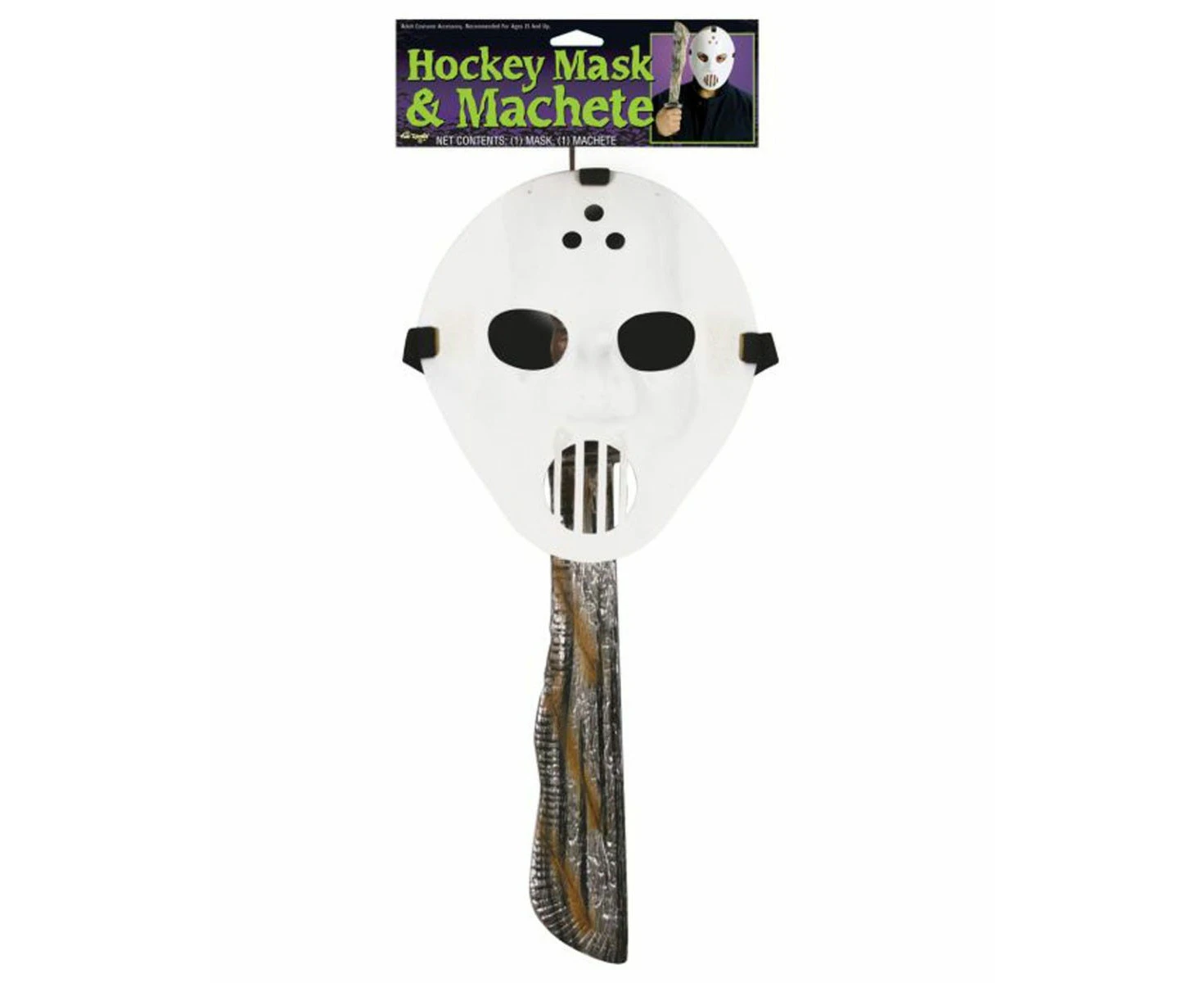 Hockey Mask & Machete Set