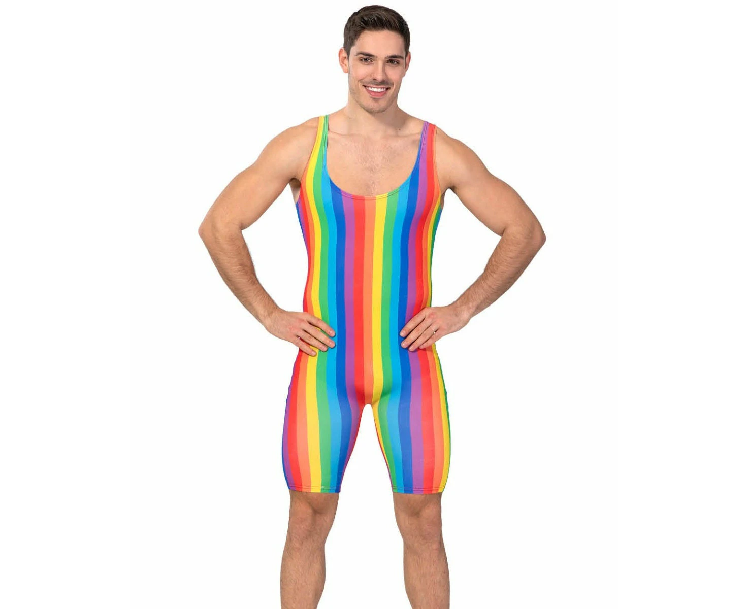 Rainbow Stripes Unitard