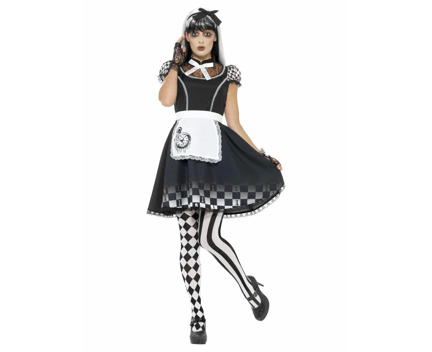 Alice In Wonderland Alice Gothic Adult Costume Size: Large