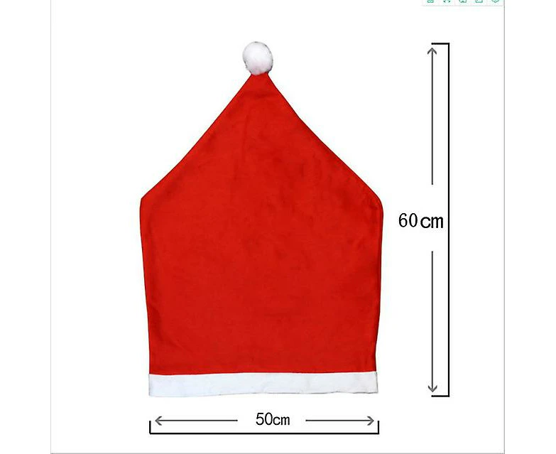 1pc Non-woven Chair Cover Christmas Decoration For Home Table Dinner Chair Back Decor New Year Party Supplies Xmas Navidad 2022