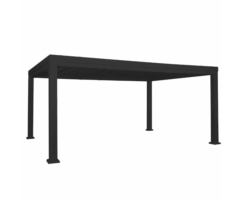 Gazebos & Pergolas Backyard Discovery Trenton 12X16 Black Pergola With Powerport