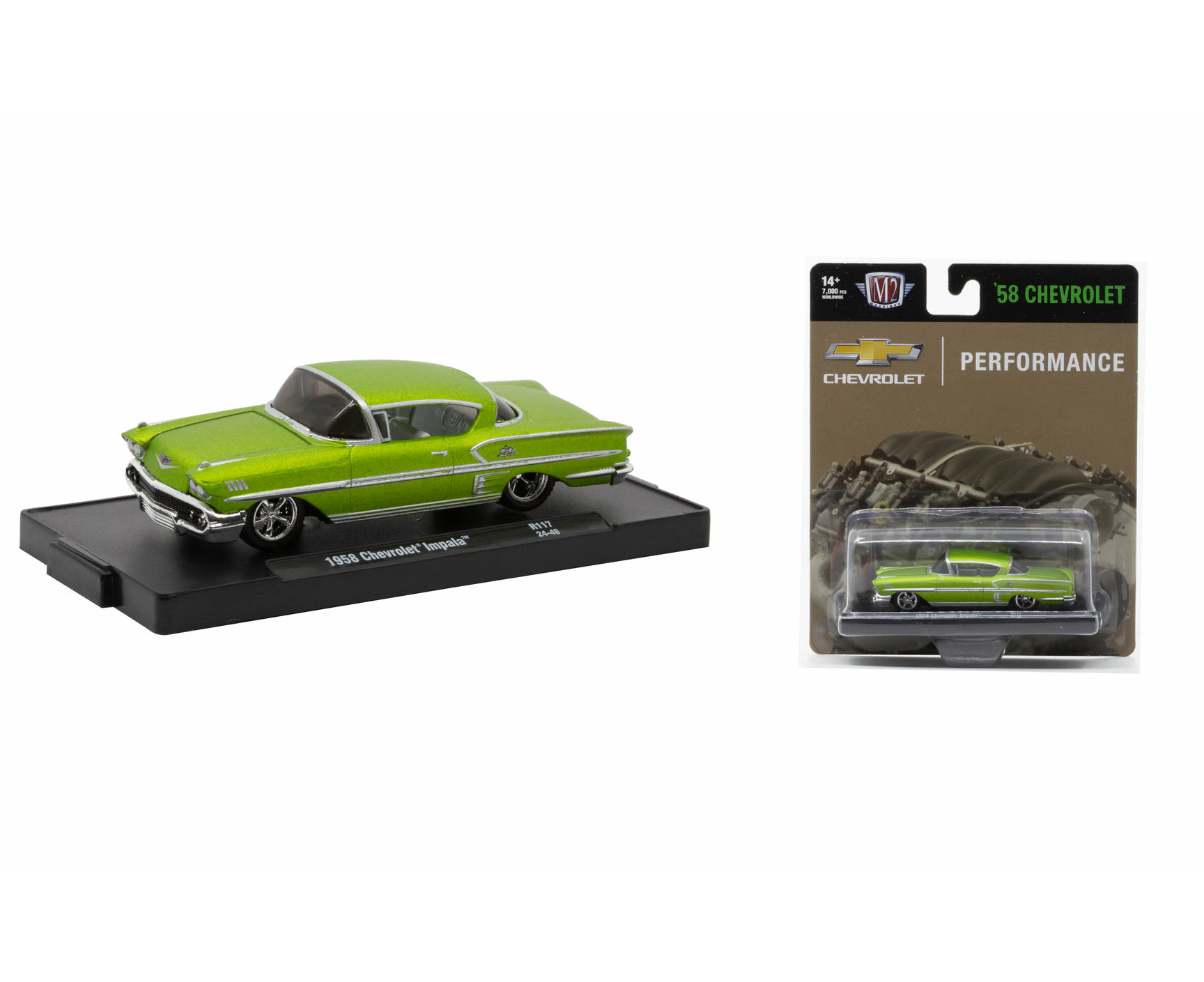 M2 Machines 1:64 Auto-Drivers Release 117 - 1958 Chevy Impala