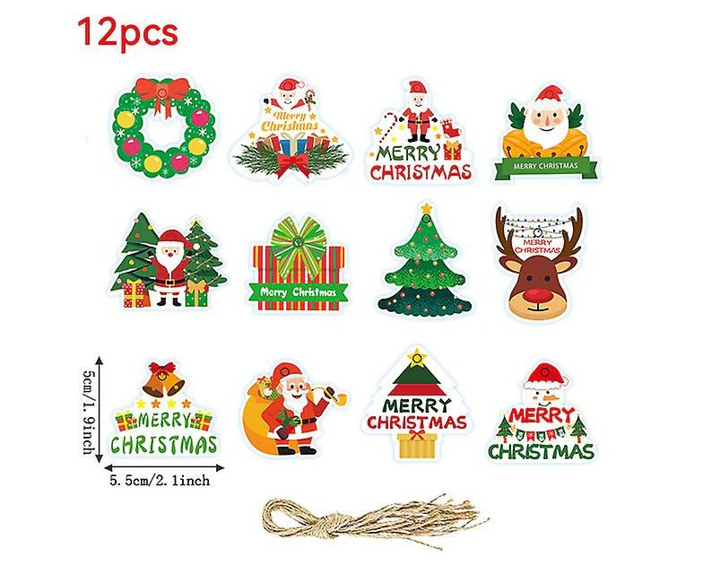 1pair Merry Christmas Door Hanging Banner Santa Claus Snowman Couplet Navidad Christmas Party Home Decoration 2024 Noel