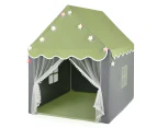 Costway Skin-Friendly Playhouse Play Tent Large Castle Tent w/Star Light Gift Green