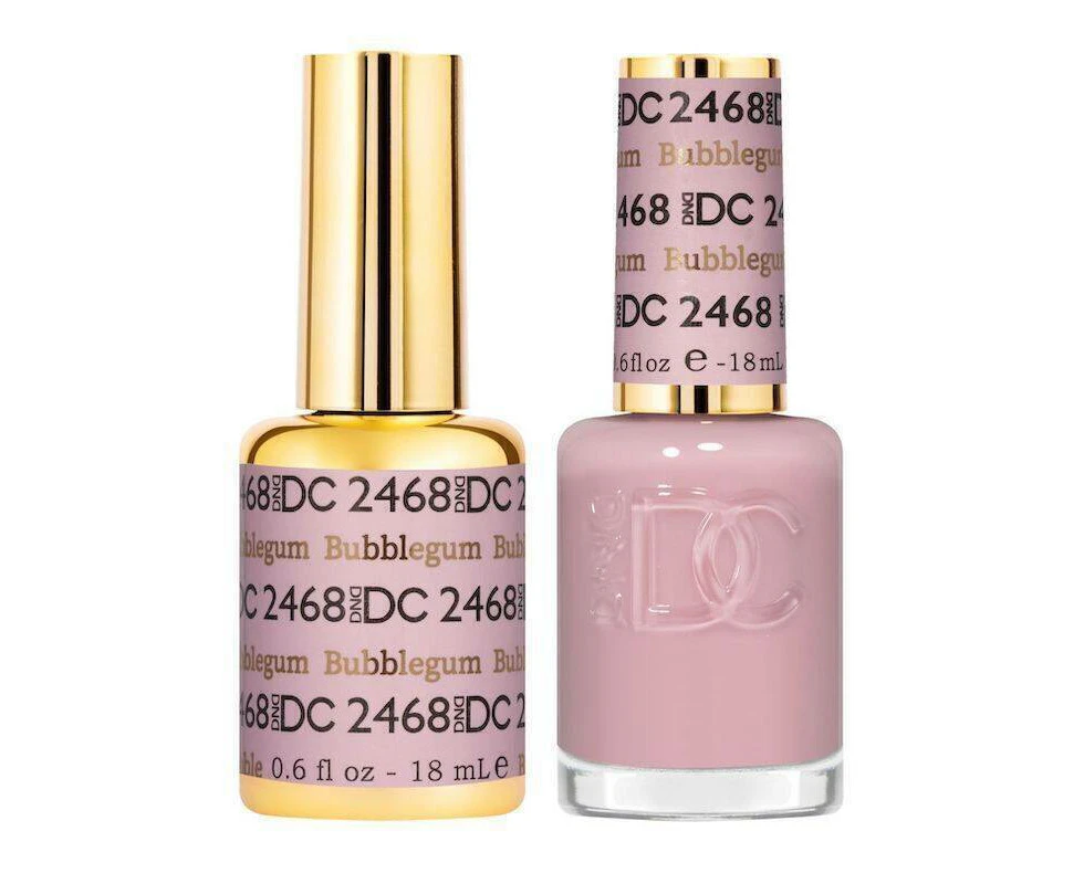 DND 2468 Bubblegum - DC Sheer Collection Gel & Lacquer Duo 18ml