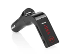 Hands-free Bluetooth FM Transmitter Car Kit-Black