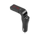 Hands-free Bluetooth FM Transmitter Car Kit-Black