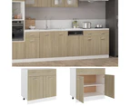 Drawer Bottom Cabinet Sonoma Oak 80x46x81.5 cm Engineered Wood