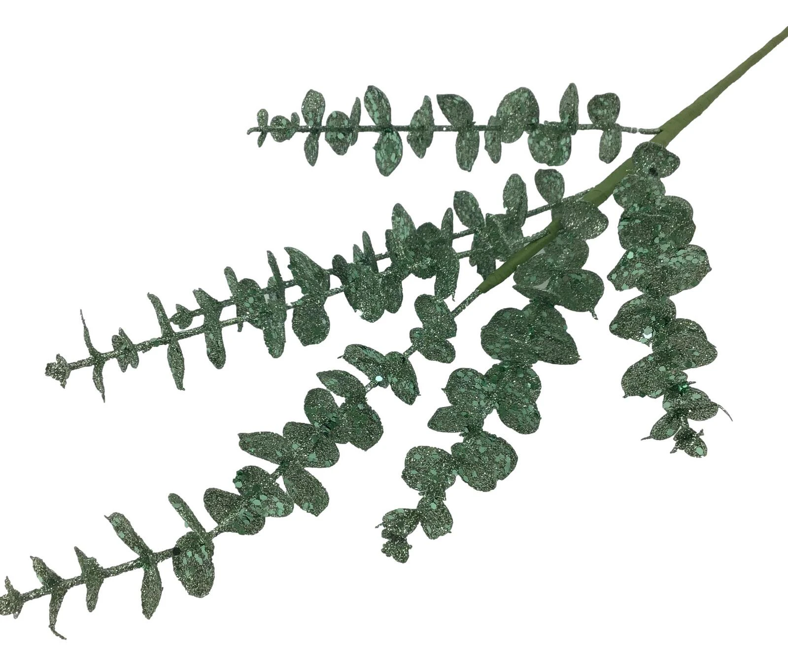 Slate Green Leaf Spray 65cm