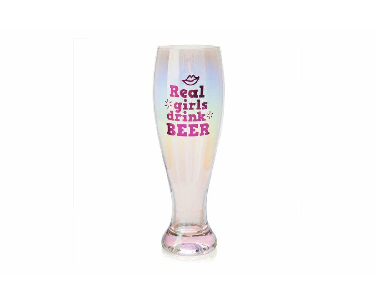 Real Girls Drink Beer Tallulah Aurora Pilsner Glass