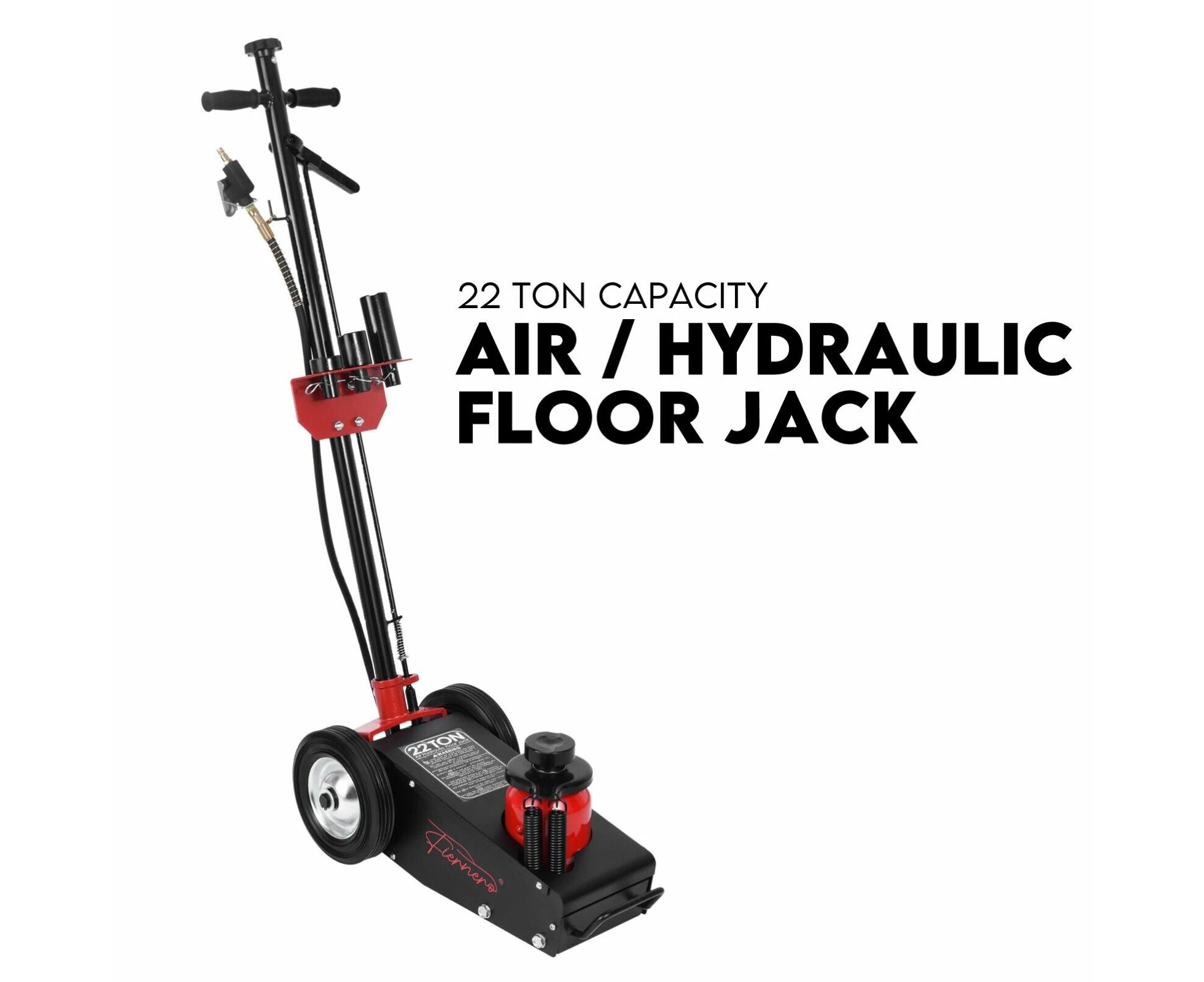 Low Profile 22 Ton Air Hydraulic Trolley Jack Floor Garage Truck Service Jack