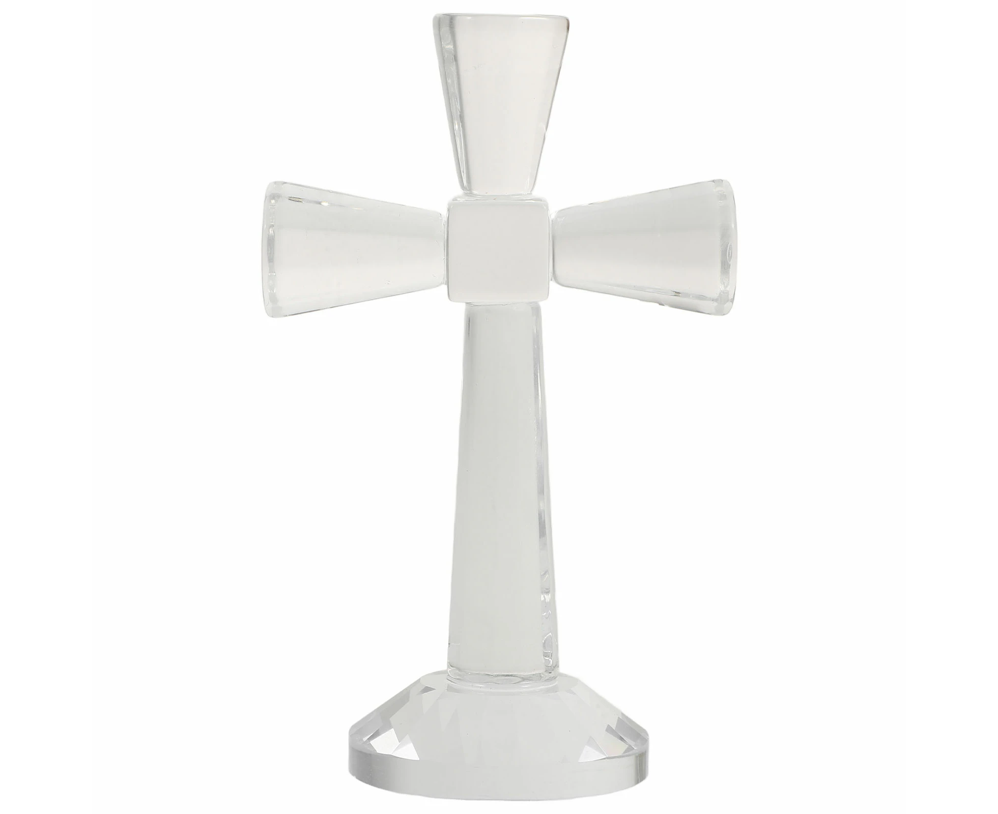 Crystal Cross Figurine Desktop Cross Statue Desktop Cross Ornament Cross Souvenir