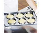 12 Pcs Baking Rings Muffin Rings Crumpet Rings Tart Rings Pastry Rings Stainless Steel Baking Molds