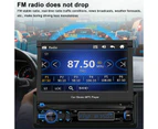 7 Inch Touch Car Radio CarPlay Android Auto Automatic Retractable Screen Car MP5 Player 1Din Multimedia Player AUX /SD/ USB Bluetooth for Universal