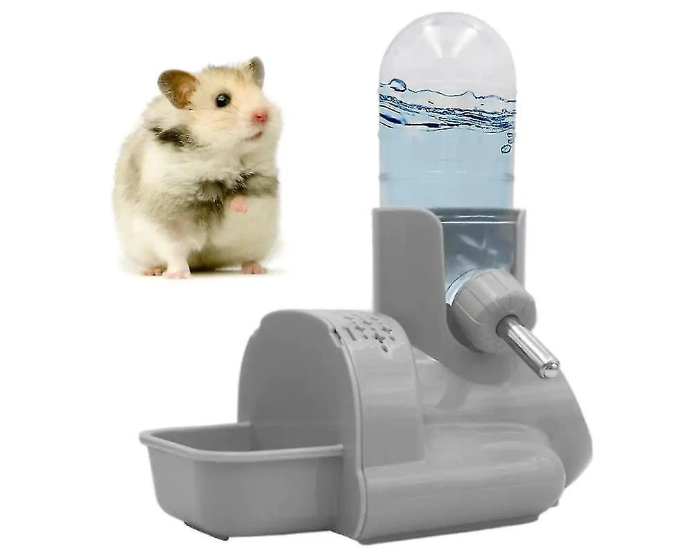 Hamster Automatic Water Bottle Dispenser Food Feeder Pet Bowl Hanging