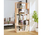 Book Cabinet/Room Divider 80x25x163.5 cm Solid Wood Pine