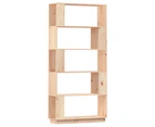 Book Cabinet/Room Divider 80x25x163.5 cm Solid Wood Pine