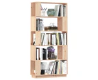 Book Cabinet/Room Divider 80x25x163.5 cm Solid Wood Pine