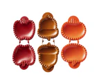 Christmas DIY Pie Mold Set Baking Molding Tool Mini  Mold with Pumpkins Apples and Acorn Shape