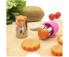 9Pcs Fruit Vegetable Cutter Molds Cartoon Cutter Mold Flowers Cake  Biscuit Cutting Shape Tools Fondant Pastry Moulds