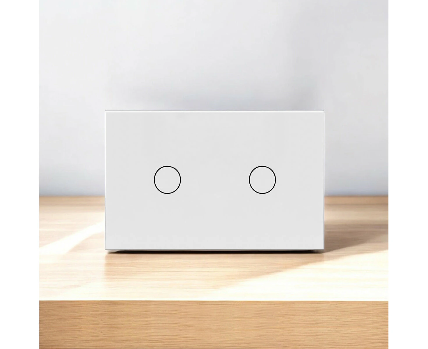 White Zigbee Smart Switch 2 Gang (Australian RCM Certified)