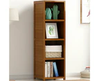 Bamboo Shelf Bookcase Display Storage Rack Stand Livingroom Bedroom