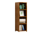 Bamboo Shelf Bookcase Display Storage Rack Stand Livingroom Bedroom