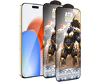 2 PCS ATB King Kong Series Flexible Ceramic Nano Glass Film HD Clear Screen Protector for iPhone 15 Pro Max