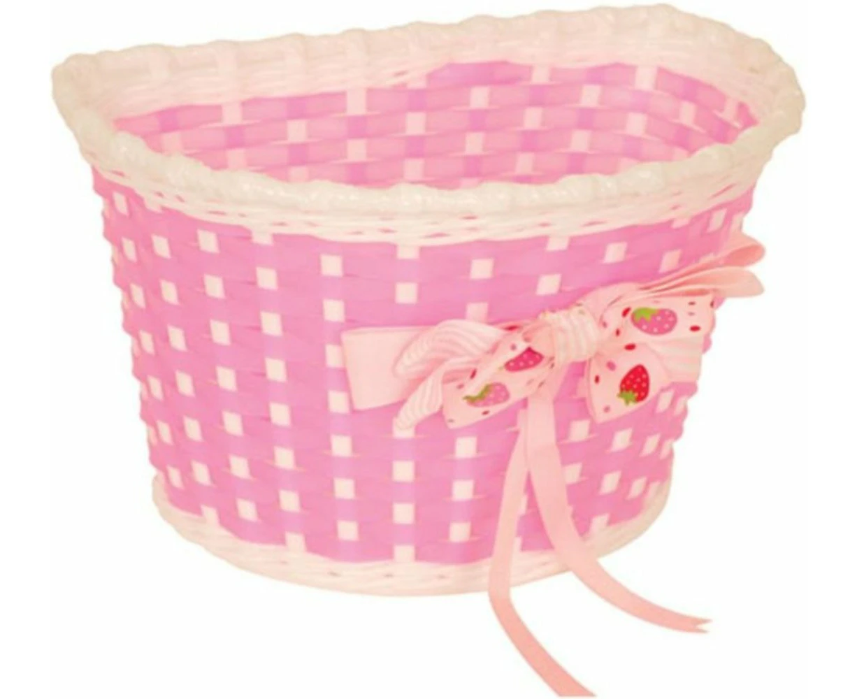 Pacific Kids Bitz Basket - Pink/White