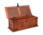 vidaXL Storage Chest 60x25x22 cm Solid Acacia Wood