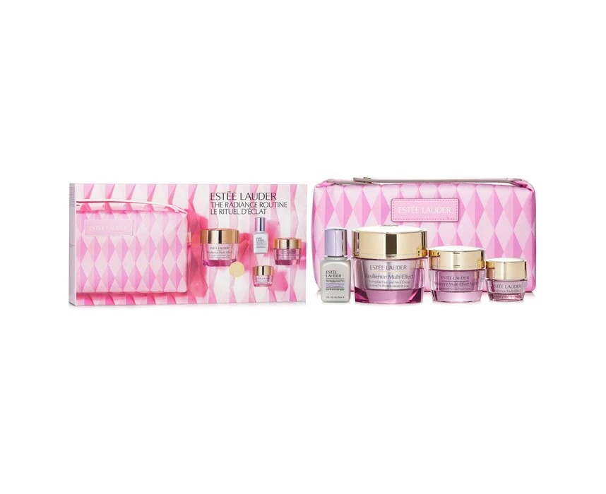 Estee Lauder Resilience Multi Effect Set: 4pcs+1bag