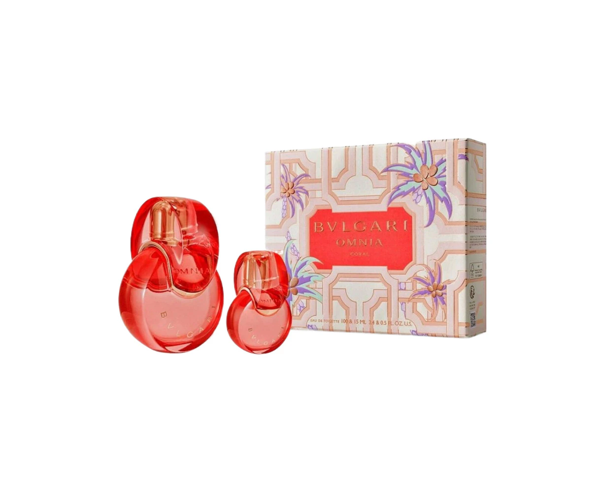 Bvlgari Omnia Coral 2 Piece 100ml Eau de Toilette