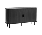 Cooper & Co. Haven Sliding Door 140cm Sideboard Black